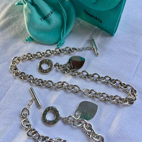 Tiffany & Co. Silver Chain Bracelet and Necklace Set - Picture 3 of 10